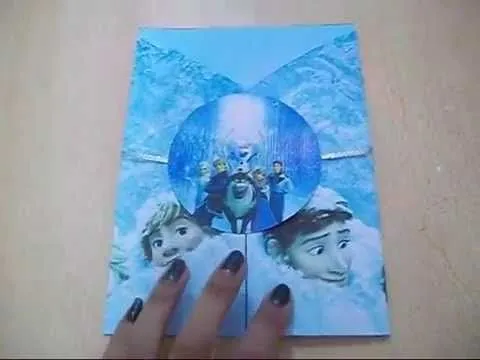 tutorial tarjeta de frozen - YouTube