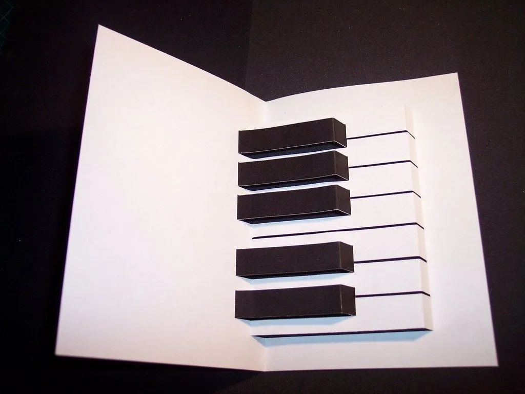 TUTORIAL: TARJETA POP UP TECLADO DE PIANO | Terraza Malva TUTORIAL: TARJETA POP UP TECLADO DE PIANO | Terraza Malva