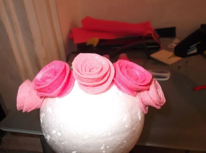 Tutorial topiario de flores de fieltro y tul - Manualidades - Foro ... Tutorial topiario de flores de fieltro y tul - Manualidades - Foro ...