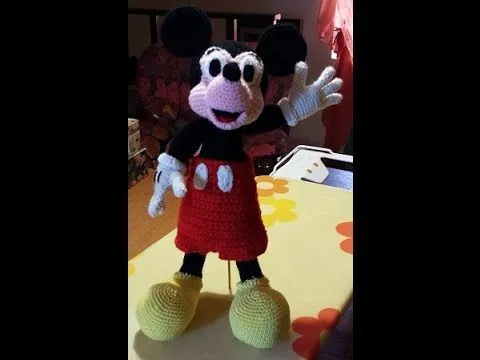 Tutorial Topolino Micky Mouse all'uncinetto parte I - Tutorial ...