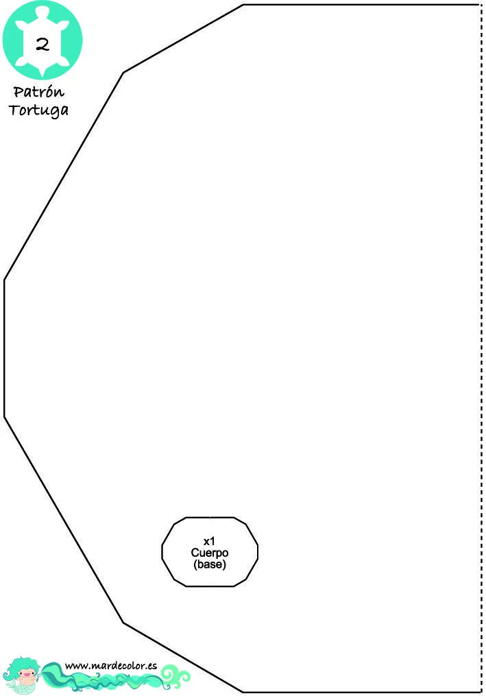Tutorial tortuga de Patchwork