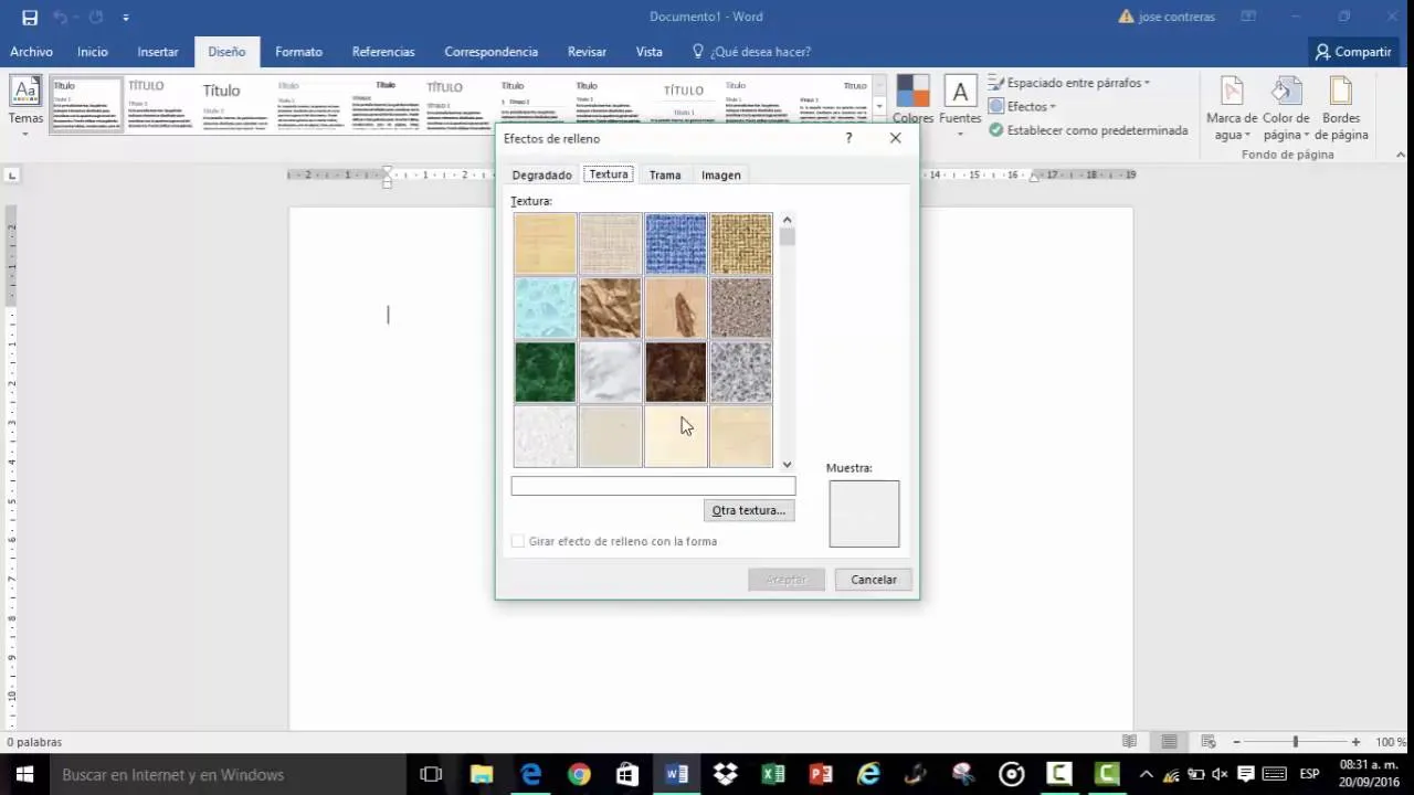 Tutorial como utilizar un fondo de textura de pergamino a sus documentos de  word 2013 - YouTube