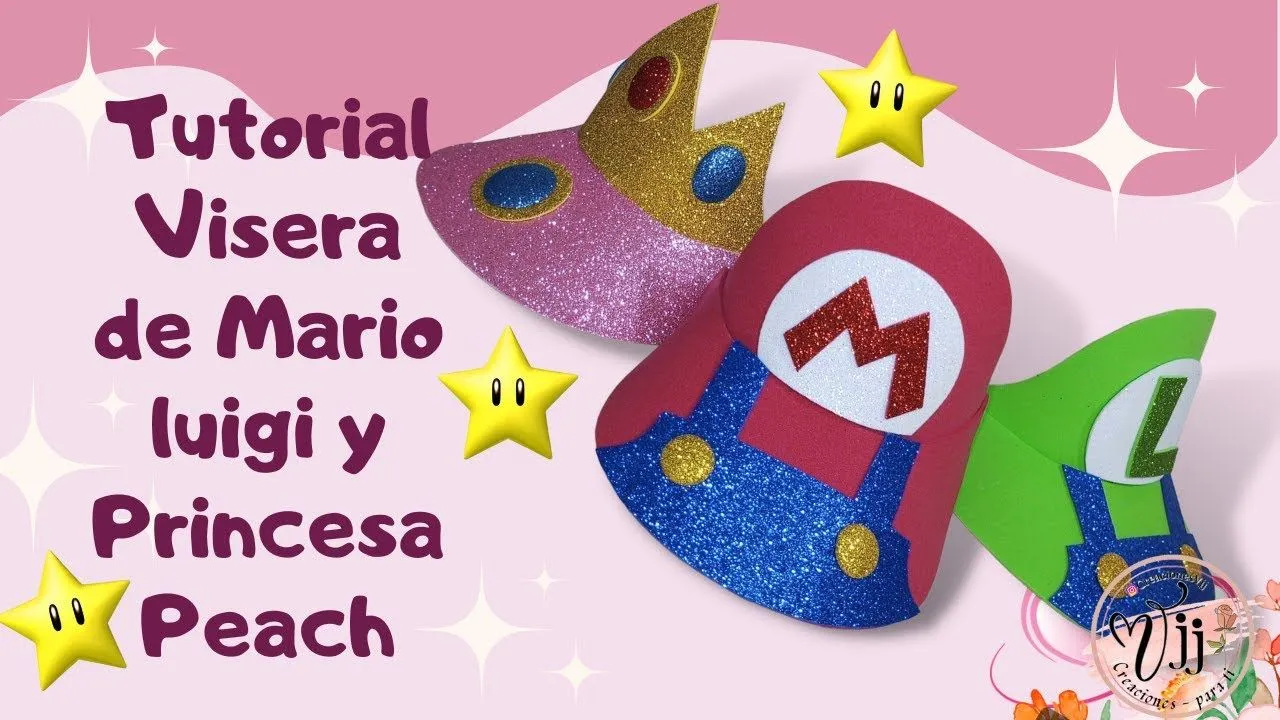 Tutorial Visera de Mario Bros, Luigi y la Princesa Peach en foami #mariobros #princesapeach #foami - YouTube Tutorial Visera de Mario Bros, Luigi y la Princesa Peach en foami #mariobros #princesapeach #foami - YouTube