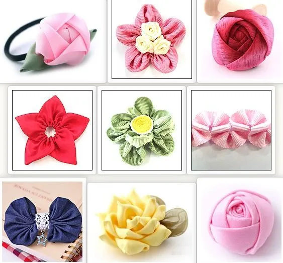 VARIOS TUTORIALES DE FLORES DE LISTÓN | MANOS A LA OBRA ...