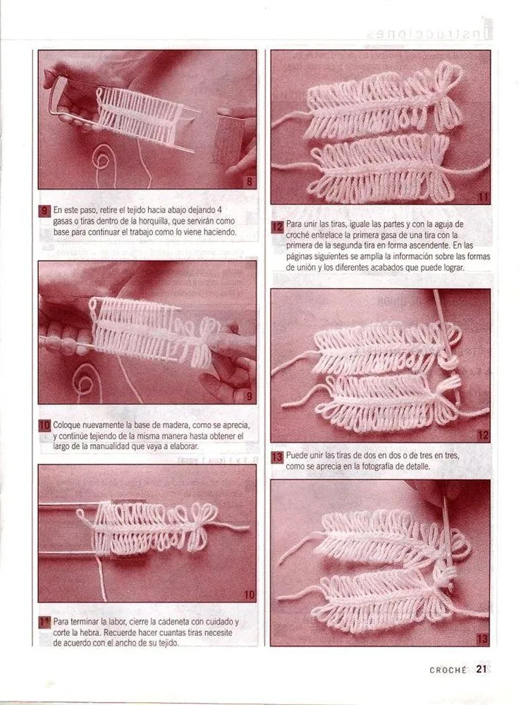 Tutoriales Tejer con Horquilla - Patrones Crochet Tutoriales Tejer con Horquilla - Patrones Crochet