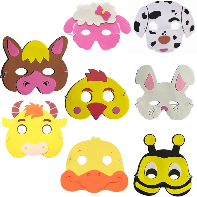 8 Uds. Suministros de cumpleaños de animales de granja, máscara de vaca, oveja, pollito y cerdo para niños, recuerdos de fiesta de Navidad, regalo, decoración de Año Nuevo - AliExpress 8 Uds. Suministros de cumpleaños de animales de granja, máscara de vaca, oveja, pollito y cerdo para niños, recuerdos de fiesta de Navidad, regalo, decoración de Año Nuevo - AliExpress