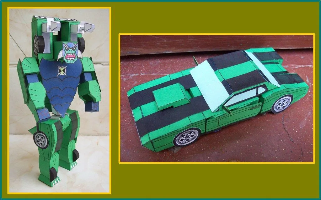 ULTIMATE HUMUNGOSAURIO de BEN 10 es un transformer de cart… | Flickr