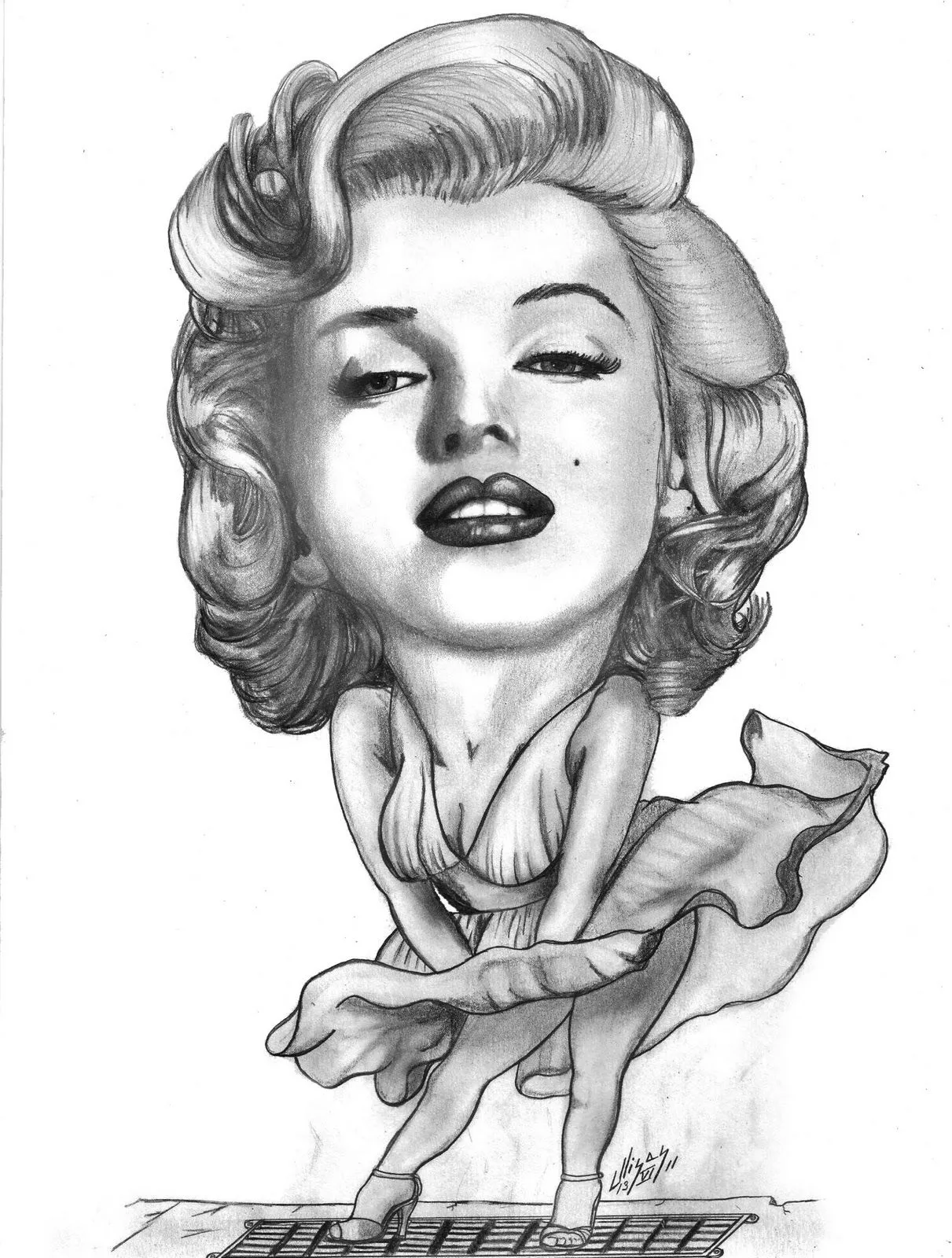 Ulysses - Caricaturas y Dibujos: Marilyn Monroe Ulysses - Caricaturas y Dibujos: Marilyn Monroe