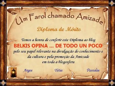 Um Farol chamado Amizade: Setembro 2011