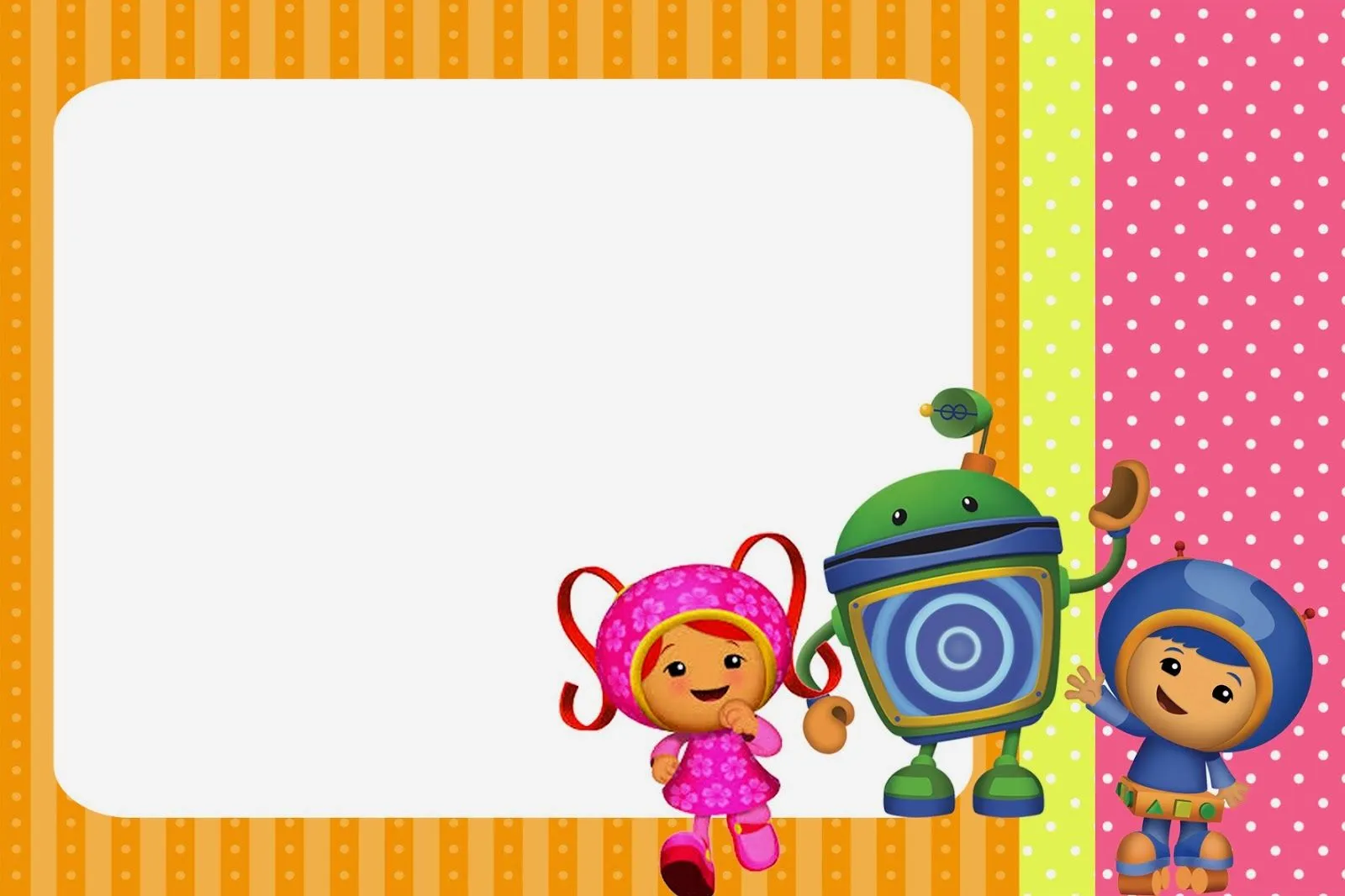 Umizoomi: Fondos, Imprimibles, Invitaciones y Tarjetas Gratis ... Umizoomi: Fondos, Imprimibles, Invitaciones y Tarjetas Gratis ...