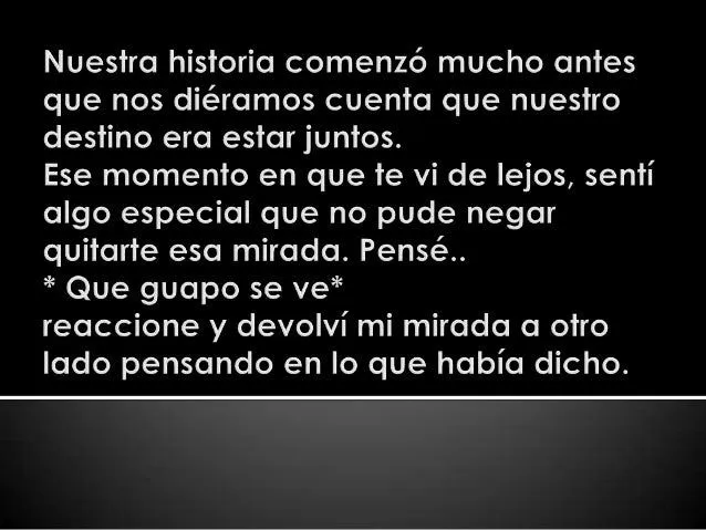 Una carta a mi novio