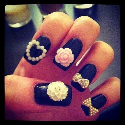 uñas para 2015 - original y elegante - decoración de uñas para ... uñas para 2015 - original y elegante - decoración de uñas para ...
