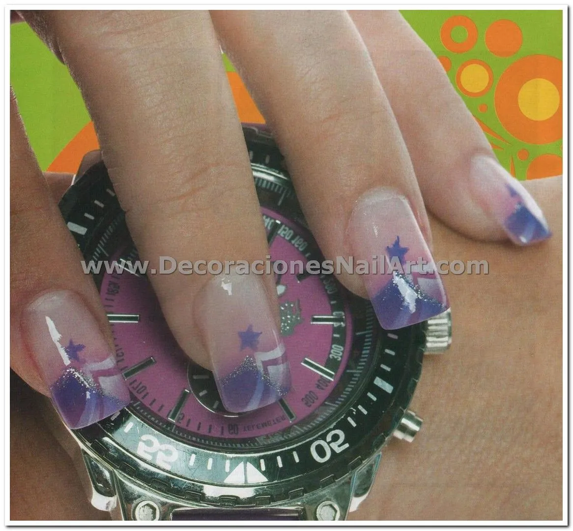 Como hacer Uñas Acrilicas con diseño aerógrafo (colorido y mágico) Como hacer Uñas Acrilicas con diseño aerógrafo (colorido y mágico)
