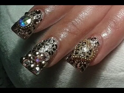 uñas acrilicas paso a paso 2015 / como hacer animal print corazon ... uñas acrilicas paso a paso 2015 / como hacer animal print corazon ...
