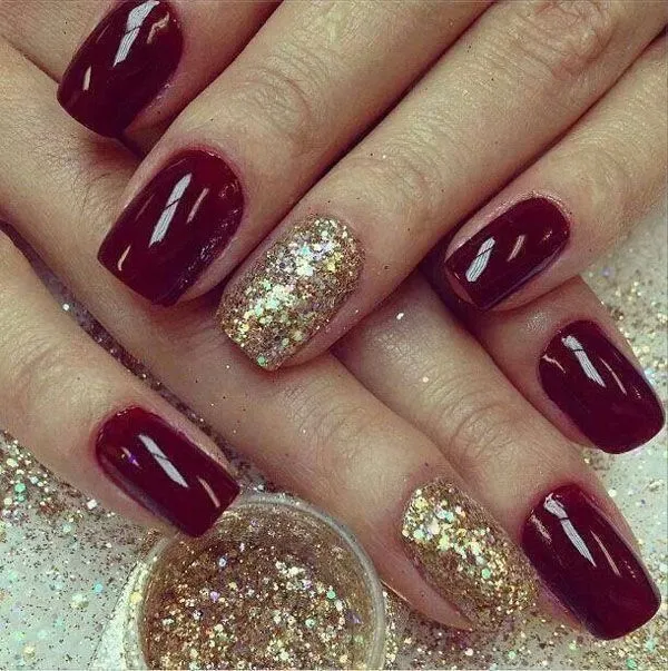 Uñas de acrilico decoradas rojas - Imagui