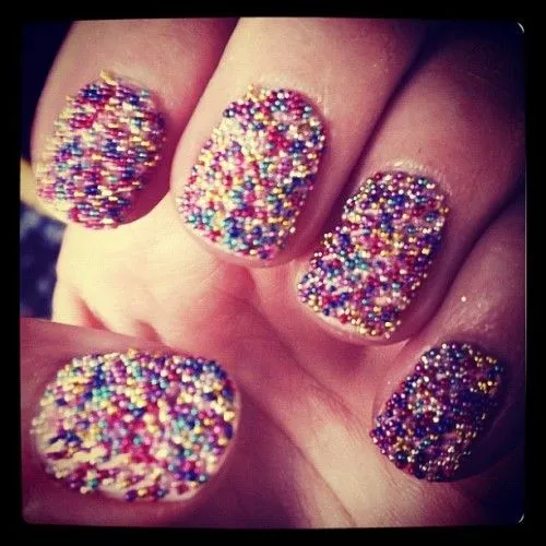 Uñas de Acrílico,Esmalte y decoracion de uñas: Los mini balines ... Uñas de Acrílico,Esmalte y decoracion de uñas: Los mini balines ...