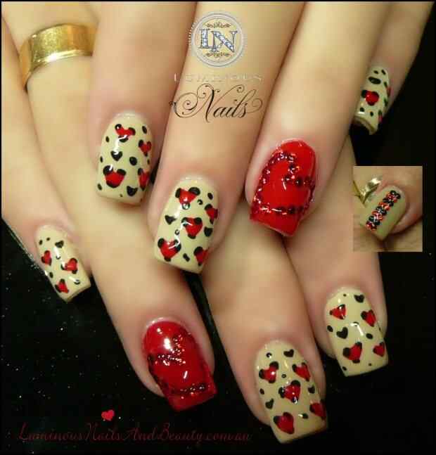 Uñas de amor – 50 Ideas románticas para decorar uñas – Love Nails ... Uñas de amor – 50 Ideas románticas para decorar uñas – Love Nails ...