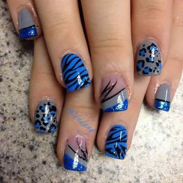 Uñas animal print – 50 fotos para que uses de inspiración ... Uñas animal print – 50 fotos para que uses de inspiración ...