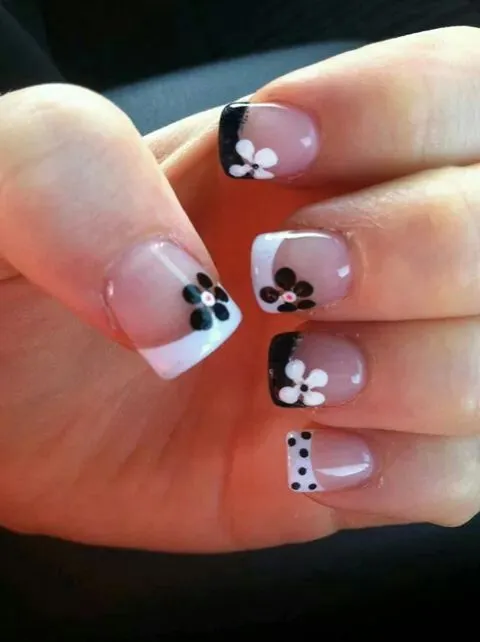 Uñas blanco y negro | Uñas | Pinterest | Blanco Y Negro Uñas blanco y negro | Uñas | Pinterest | Blanco Y Negro
