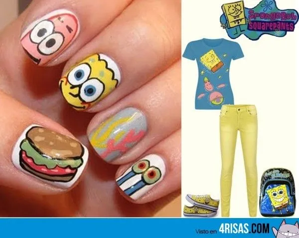Uñas Bob Esponja - Imagui