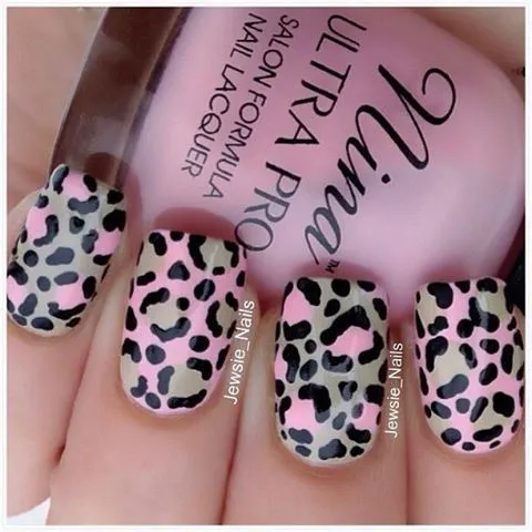 Uñas decoradas animal print | Nail Art / Diseños de Uñas ...