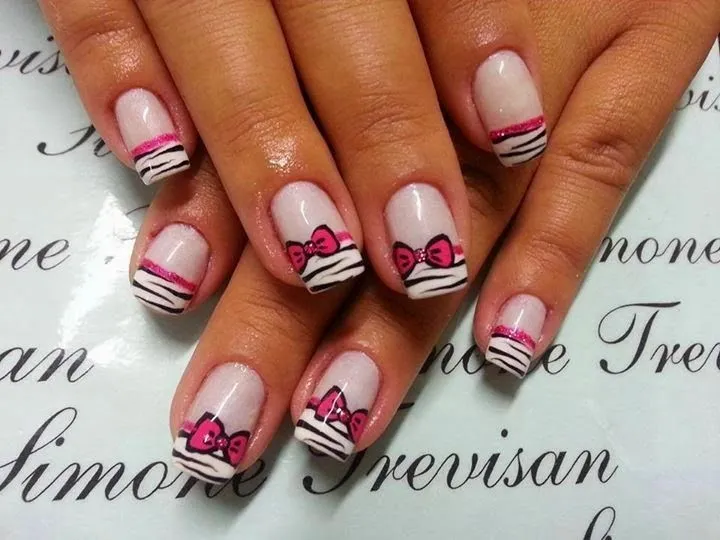 ver uñas decoradas faciles, bonitas y modernas, para descargar con ...