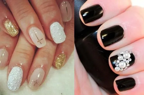 uñas decoradas blancas para novias - Buscar con Google | UÑAS ... uñas decoradas blancas para novias - Buscar con Google | UÑAS ...