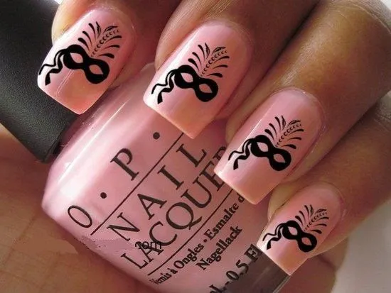 Uñas decoradas para carnaval 2013