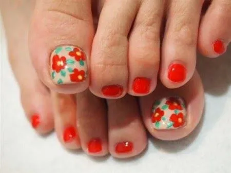 Uñas decoradas, decoraciones para los pies bien lindas y modernas ...