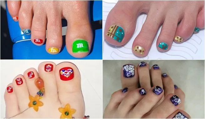 Unas-de-los-pies-decoradas-3 | Manos Brillantes Unas-de-los-pies-decoradas-3 | Manos Brillantes