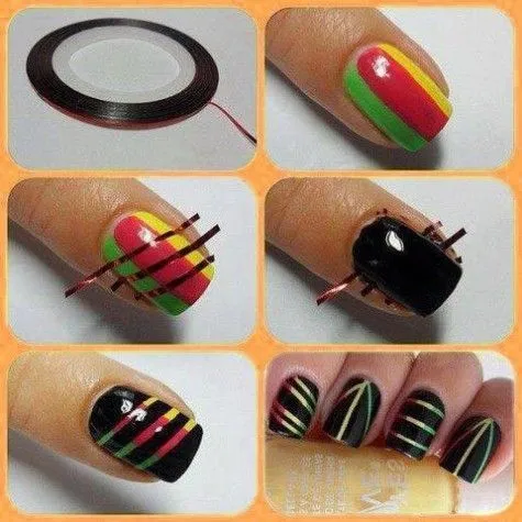 Uñas Decoradas Con Esmalte Sencillas Paso A Paso | Nail ... Uñas Decoradas Con Esmalte Sencillas Paso A Paso | Nail ...