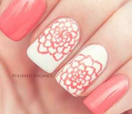 Uñas decoradas con flores – Más de 60 imágenes e ideas ... Uñas decoradas con flores – Más de 60 imágenes e ideas ...
