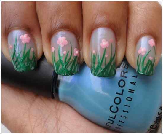 Uñas decoradas con flores – Más de 60 imágenes e ideas ... Uñas decoradas con flores – Más de 60 imágenes e ideas ...