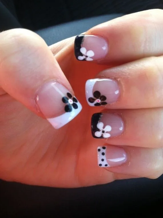 Uñas decoradas con #flores, #Flower #Nails | unas pintada ... Uñas decoradas con #flores, #Flower #Nails | unas pintada ...