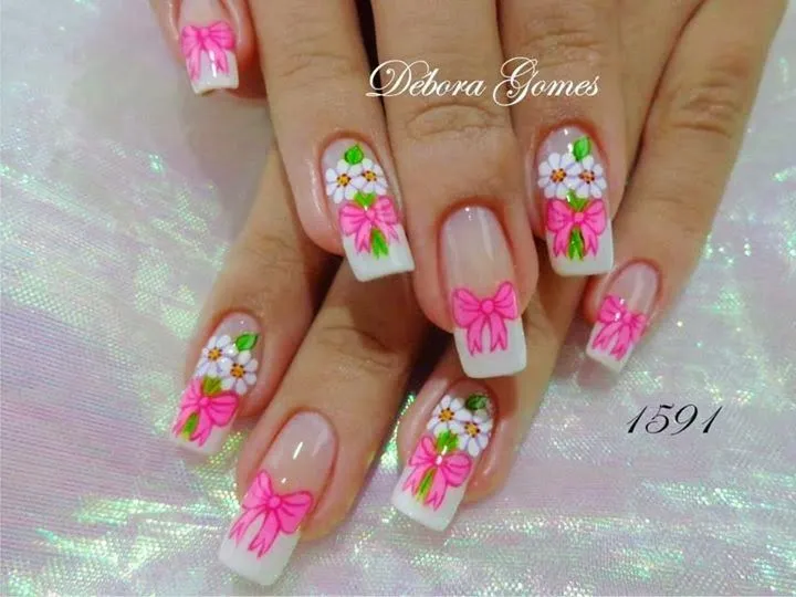 Uñas decoradas con imagenes 2015, Tutoriales Paso a Paso ...