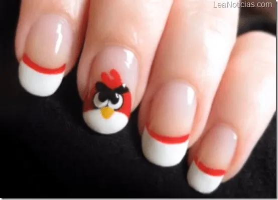 Uñas decoradas, imagenes de decoraciones 2014, diseños de flores ...