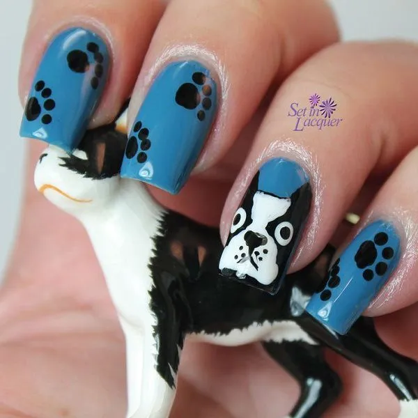 Uñas decoradas inspiradas en perritos - Dog Nail Art Design | Uñas ... Uñas decoradas inspiradas en perritos - Dog Nail Art Design | Uñas ...