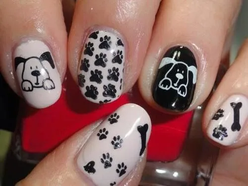 Uñas decoradas con modelos 2014, lindas con animales, postizas ... Uñas decoradas con modelos 2014, lindas con animales, postizas ...