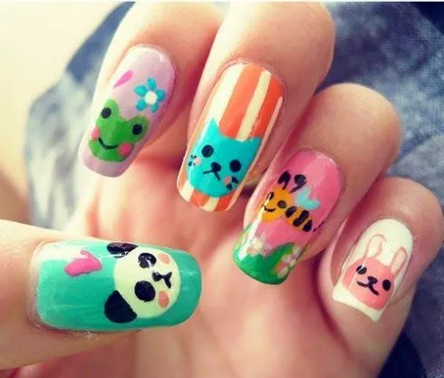 Uñas decoradas, imagenes de decoraciones 2014, diseños de flores ... Uñas decoradas, imagenes de decoraciones 2014, diseños de flores ...
