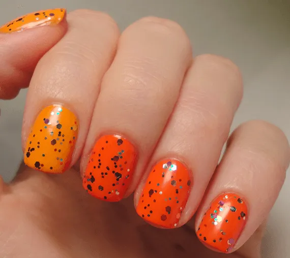 Fotos de uñas color naranja - 50 ejemplos - orange nails ... Fotos de uñas color naranja - 50 ejemplos - orange nails ...