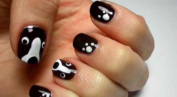 Uñas decoradas con perritos adorables | Decoración de Uñas ...