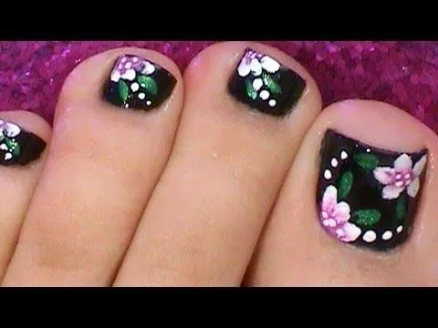 Uñas decoradas para los pies 2015 - Imagui