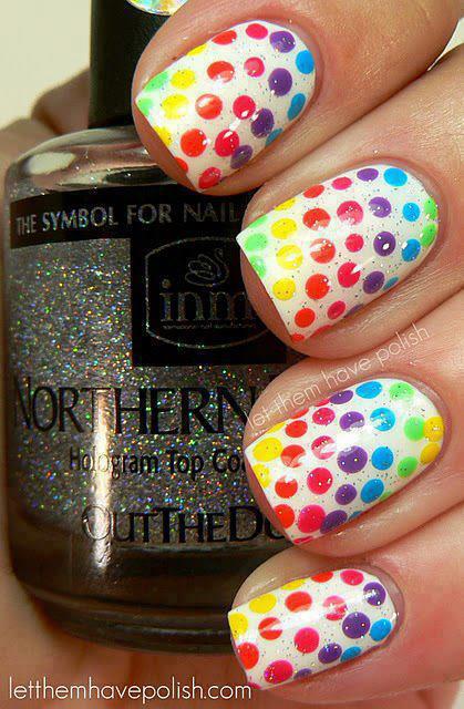 uñas decoradas: puntos