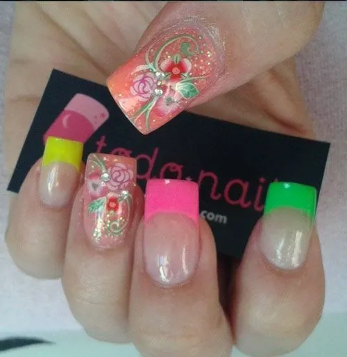 Uñas decoradas por todo-nails on Pinterest | Pintura, Hello Kitty ...