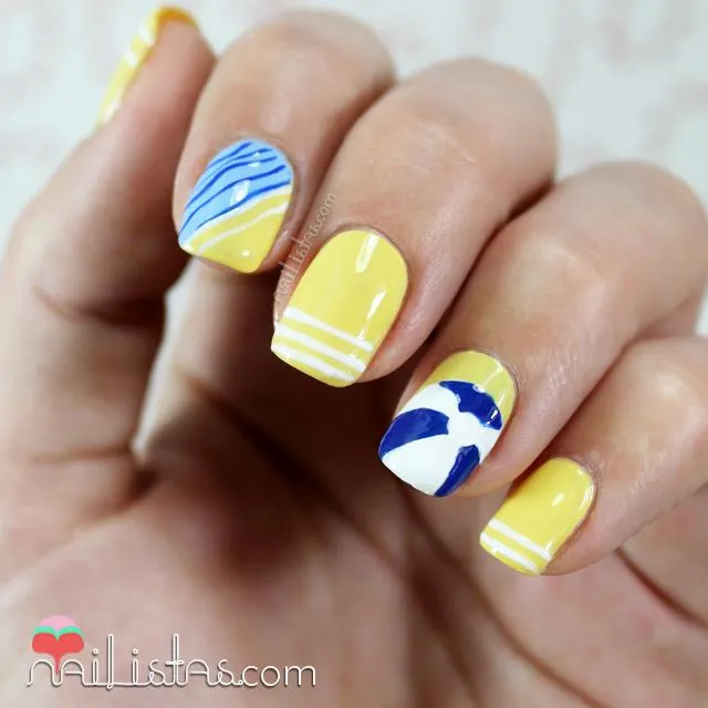Uñas decoradas de verano | Pelota Nivea - Paperblog Uñas decoradas de verano | Pelota Nivea - Paperblog