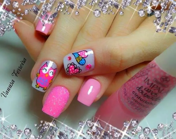 uñas decordas modernas con nuevos estilos y diseños bellos / uñas ...