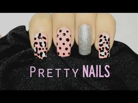 Uñas: Diseño Animal Print - YouTube