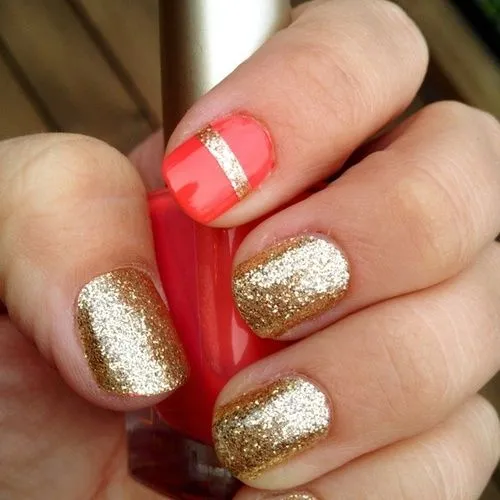 Uñas Doradas, Golden, Or | Lista para salir Uñas Doradas, Golden, Or | Lista para salir