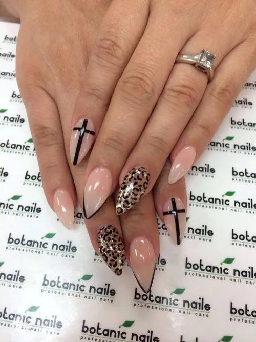 uñas elegantes, animal-print, sencillas | uñas | Pinterest uñas elegantes, animal-print, sencillas | uñas | Pinterest
