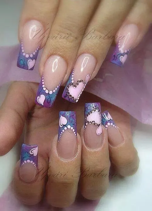 Uñas esculturales b & w | CUTE NAILS II | Pinterest